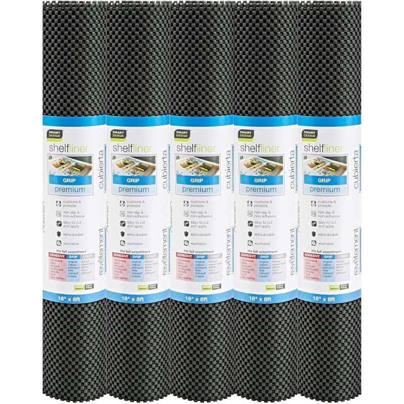 Anti-Slip Fridge & Shelf Mat | Waterproof Washable Liner for Kitchen Drawers Cabinets | multicolor