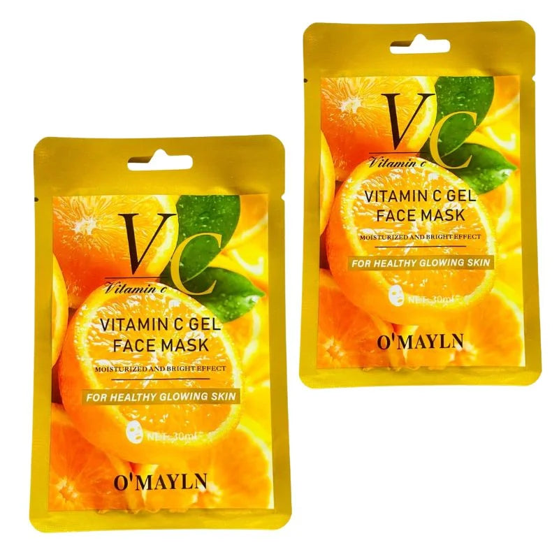 Pack of 2 | O’Mayln 24K Gold Firming Essence Mask 30ml | Skin Firming & Anti-Aging Treatment