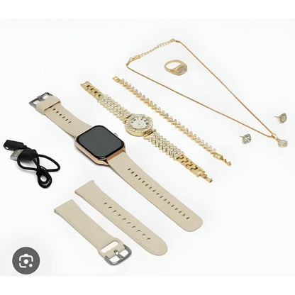 A58 Plus 6-in-1 Women’s Smartwatch | Stylish Fitness Tracker Perfect Gift Idea